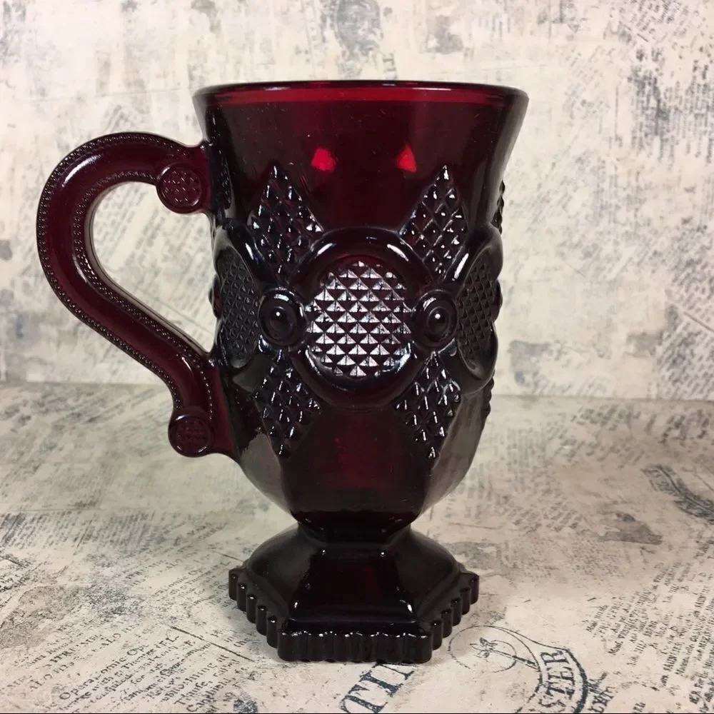 Avon 1876 Cape Cod Collection - Two Pedestal Mugs